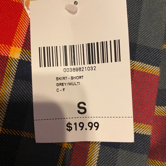 forever 21 plaid wrap skirt - Picture 3 of 3